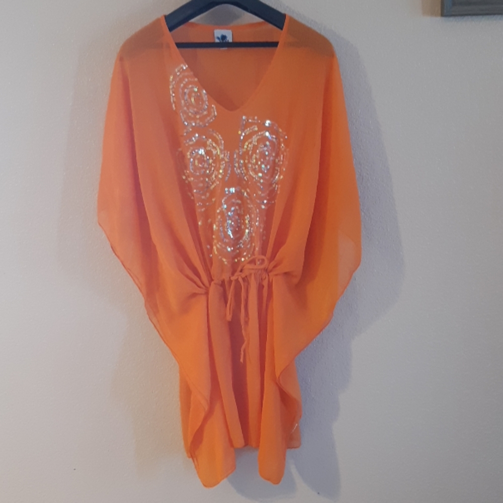 Mexican Authentic Sheer Top or Beach Top